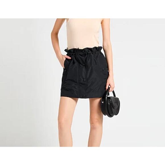 Burberry Black Mini Skirt | Size 8 | NWT | Fully Lined | Made in Italy - Picture 3 of 3